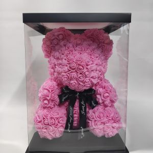 Rose Bear Ροζ 40 cm