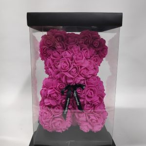 Rose Bear Ροζ 30 cm