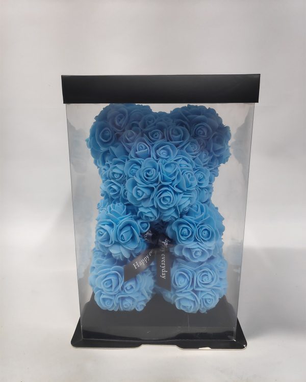 Rose Bear Μπλέ 30 cm